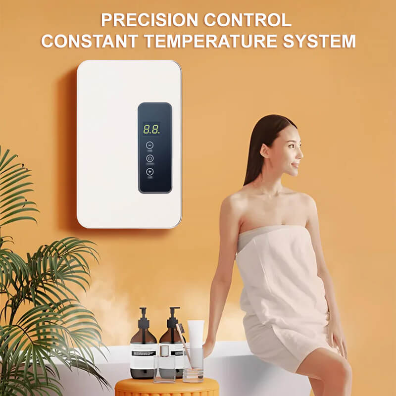 🔥50% DE RÉDUCTION ! ✨ Chauffe-eau Instantané sans Réservoir - Design Compact avec Contrôle de Température Numérique pour Économie d'Énergie ⚡🚿