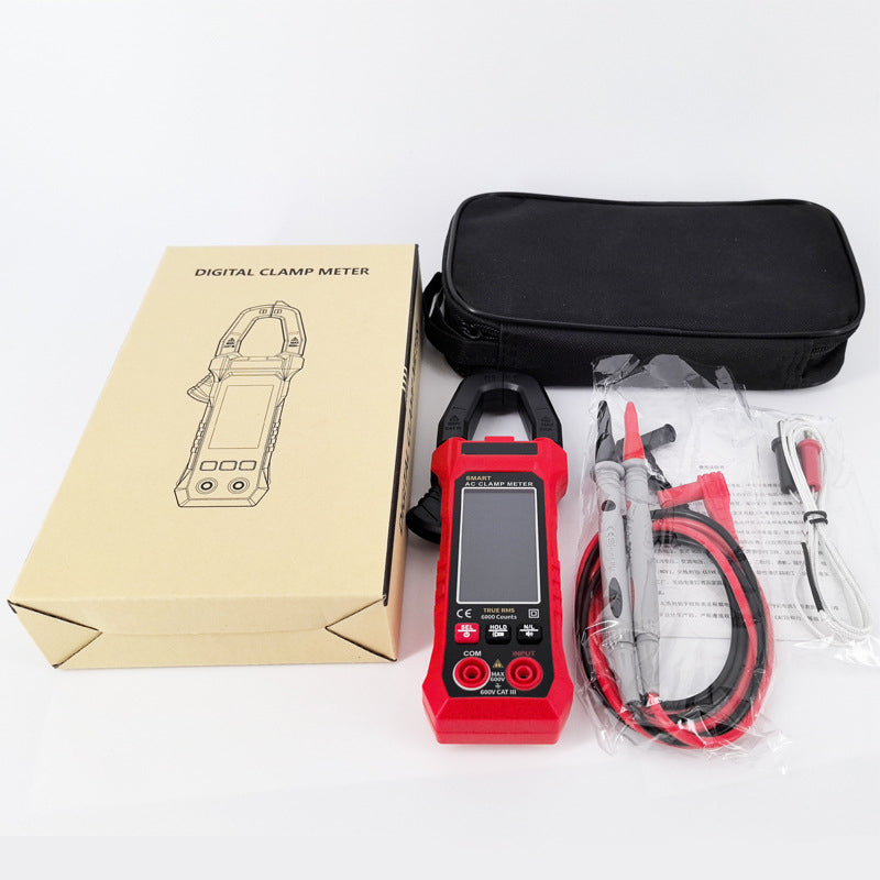 🔧 50 % DE RÉDUCTION ! Pince ampèremétrique numérique tout-en-un – Mesure précise jusqu’à 600 A, lampe intégrée, détection NCV & test diodes – Idéale pour pros et bricoleurs ! ⚡📏