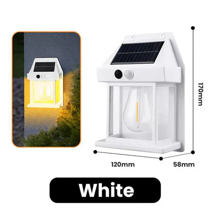 🔥VENTE LIMITÉE 50 % DE RÉDUCTION🔥Applique murale solaire à détecteur de mouvement en tungstène