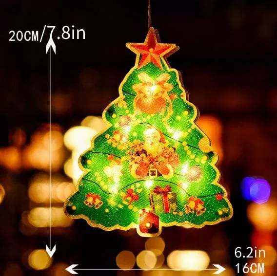 🎄Vente de Noël anticipée -50% de réduction🎊Lumières à ventouse pour fenêtre de Noël🎅