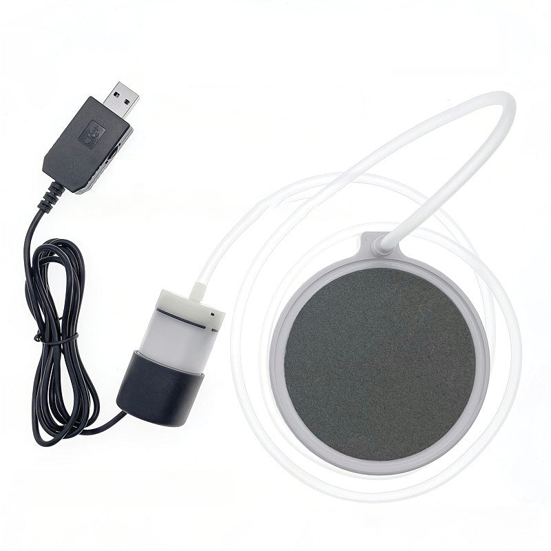 【📍Série pour Aquarium📍】Pompe à oxygène USB silencieuse – Moteur en cuivre pur, fonctionnement discret, idéale pour aquariums. Disponible en plusieurs couleurs !